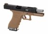 Replika GBB G-Force 17 Silver Barrel - Half-Tan